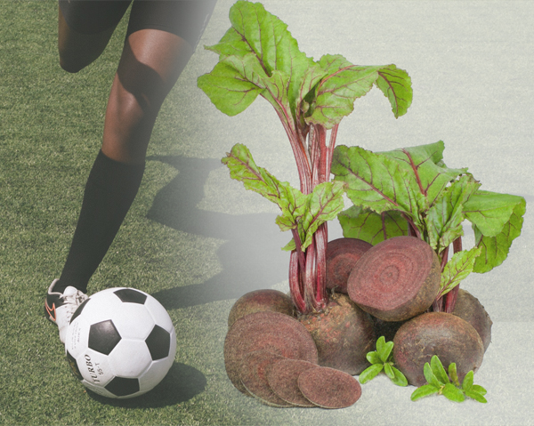 Fotboll är exempel på en sport där återhämtningen kan gynnas av rödbetsjuice.