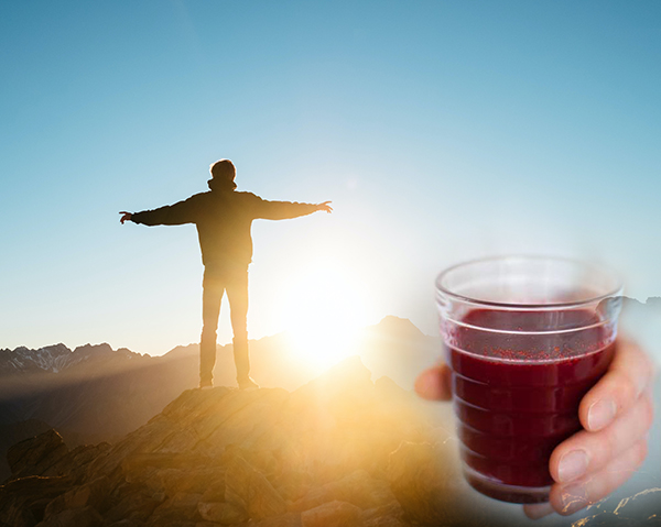 Rödbetsjuice kan ge mer ork på morgonen